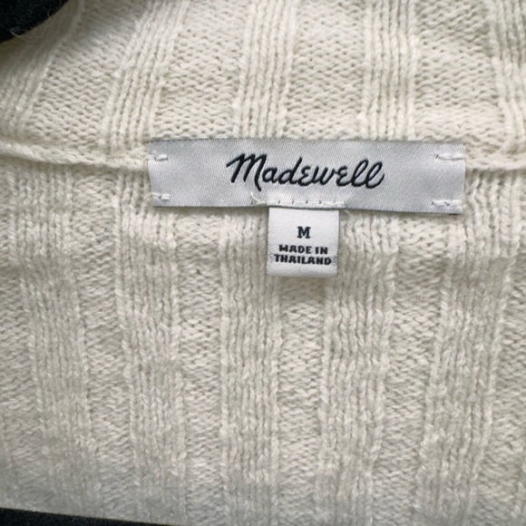 Madewell Niles Wide Rib Collar Cardigan - Picture 3 of 4
